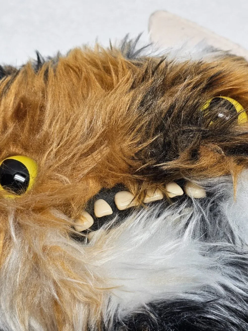 Brown Black White Zuru Fuggler Butt Ugly Monster Pets Plush Teeth Rare GrafWu